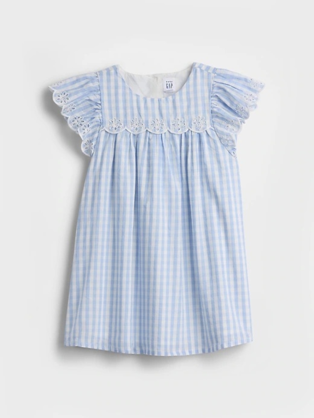 Baby Gap Gingham Eyelet Dress
